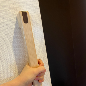 玄関の手すりアップ
