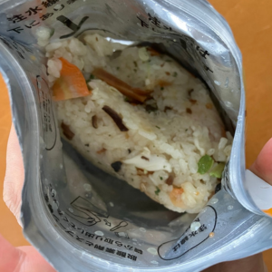 もっちりとした仕上がりのアルファ米