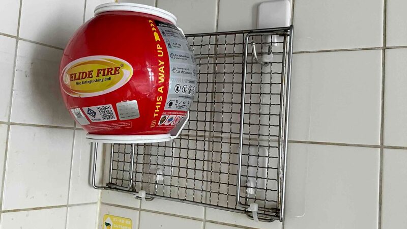 台所に設置したFIRE BALL